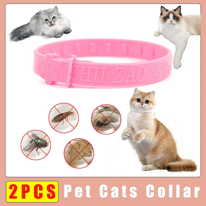 

Pet Deworming Flea and Tick Collar for Cats Flea Tick Prevention Collar Anti-mosquito Insect Repellent Collar Pet Supplies