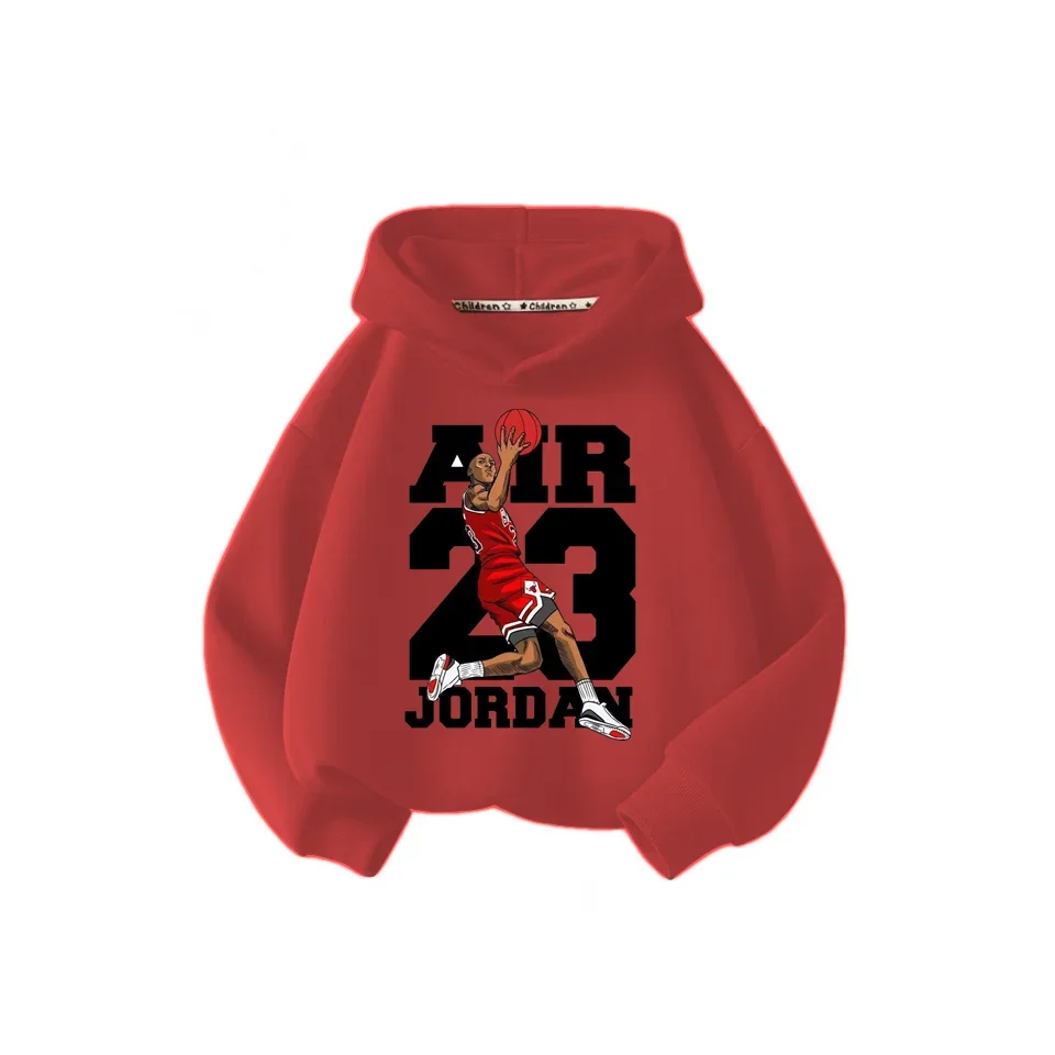 Детская Модная Толстовка НБА 2024 Осенний Теплый Топ Футболка Унисекс С Принтом All