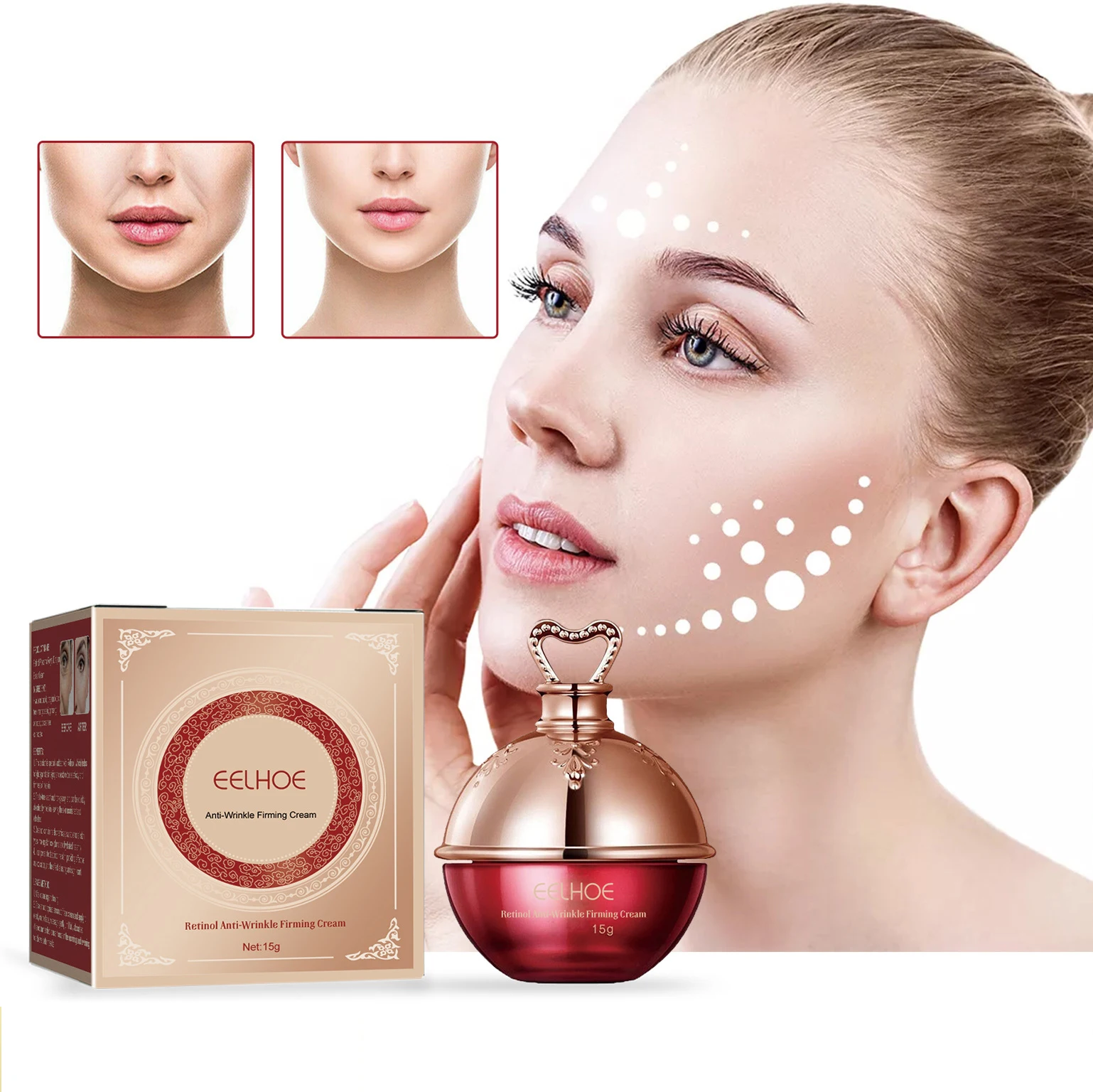 

EELHOE Retinol Repair Cream Moisturize, whiten and lift the facial skin Retinol Repair and Moisturizing face cream