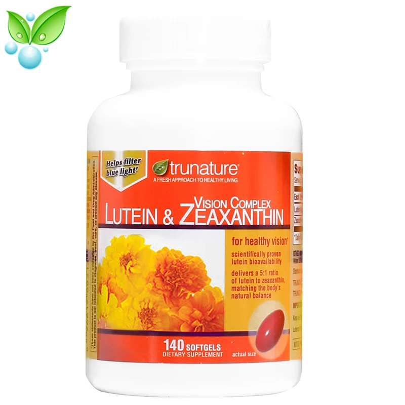 

Уход За Зрением Trunature Lutein & ZEAXANTHIN Essence снижает усталость глаз 140 капсул