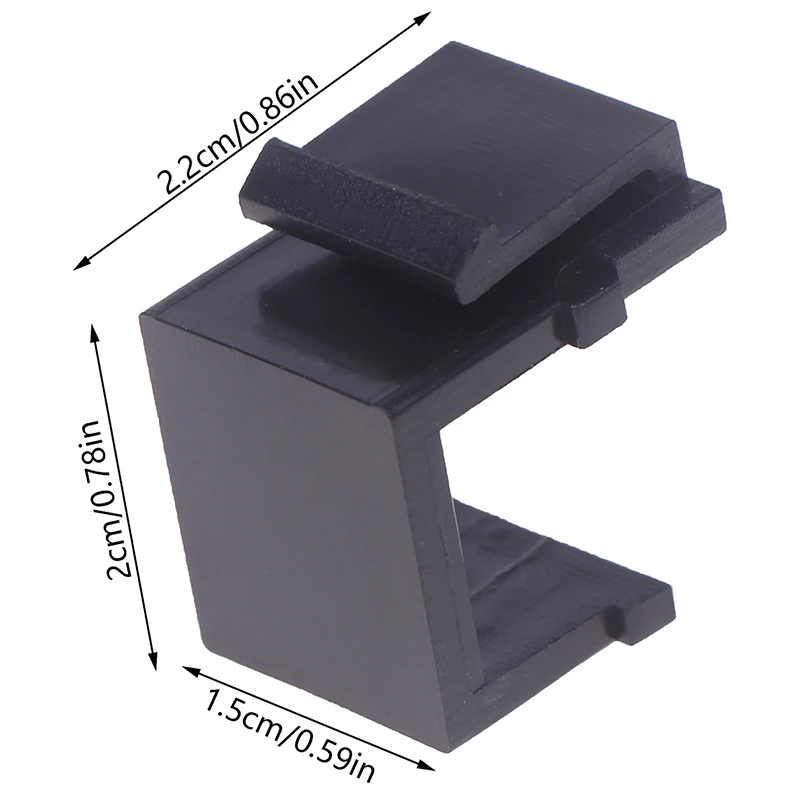 10 шт. вставок-разъемов ZoeRax RJ45 Keystone Jack для заполнения пустых настенных панелей Keystone и патч-панелей (art.: 3920dcbb6752e) - 3920dcbb6752e