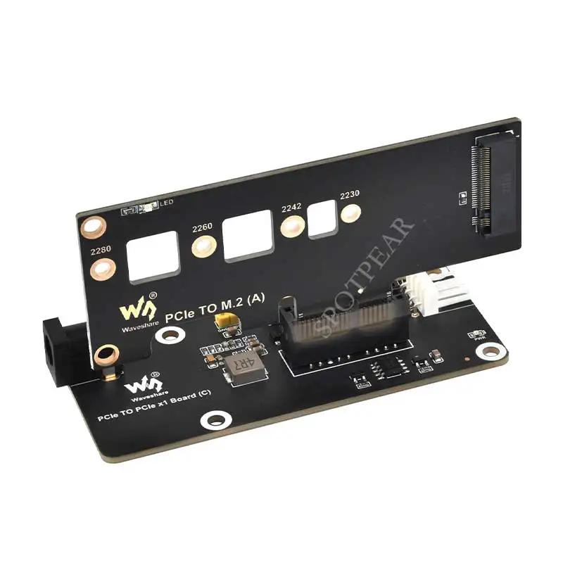 Фото Разъем Raspberry Pi 5 PCIe FFC для стандартного слота PCIe x1 (C) Плата расширения для Raspberry Pi 5 №5