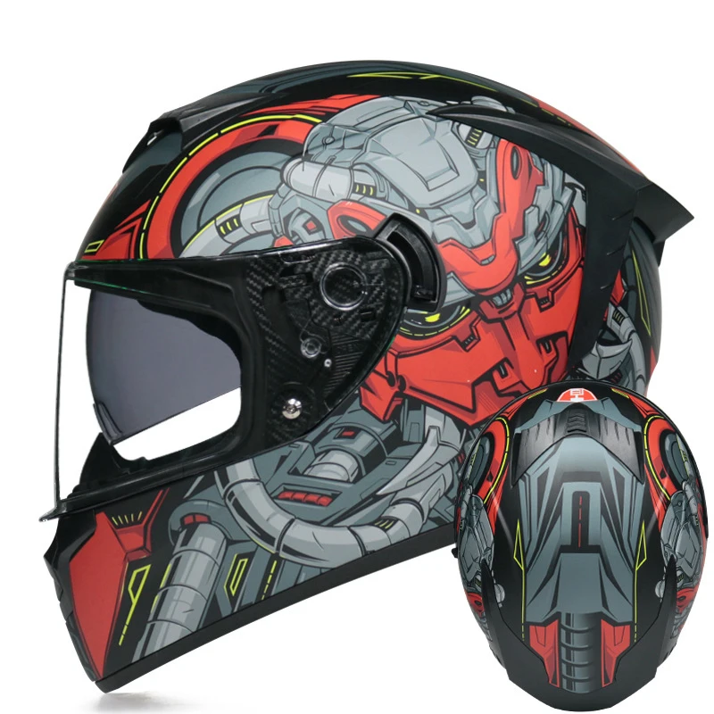 

Full Face Motorcycle Helmet Motorbike Cascos Chopper Downhill Dirt Bike Enduro Racing Commute safety Capacete De Moto Women Men