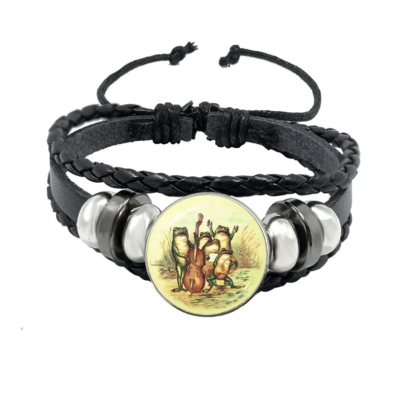 Модные аксессуары Сказочная лягушка ювелирные изделия стеклянный купол