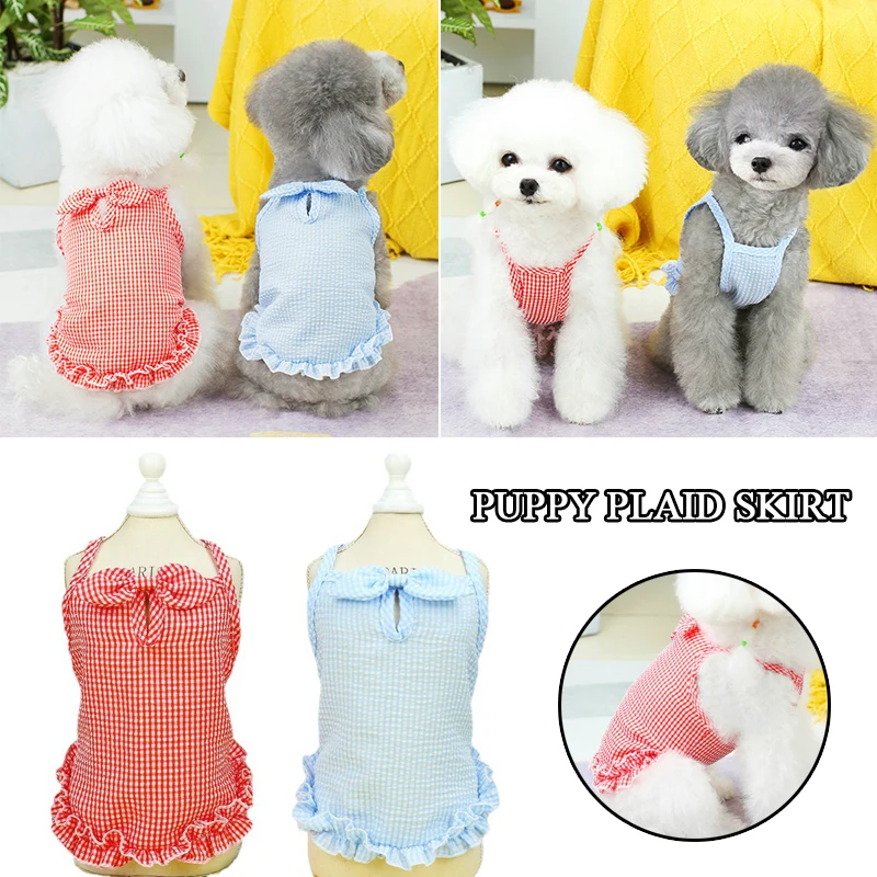 

Small Dog Skirt Summer Dog Clothes Cat Puppy Dresses Chihuahua Poodle Yorkie Pomeranian Dog Clothing Costume Pet Suspender Skirt