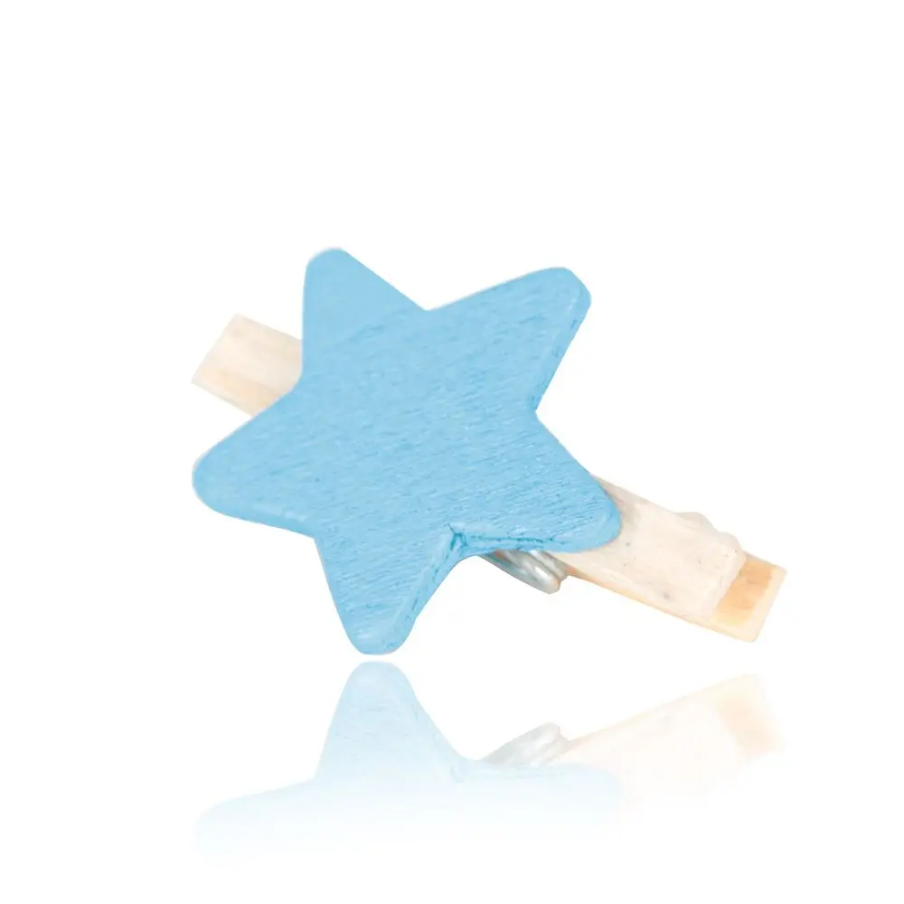 

50Pcs Kawaii Pegs Organizer Crafts Card DIY Clamp Paper Peg Craft Clip Clothespin Photo Memo Clamp Wooden Clip
