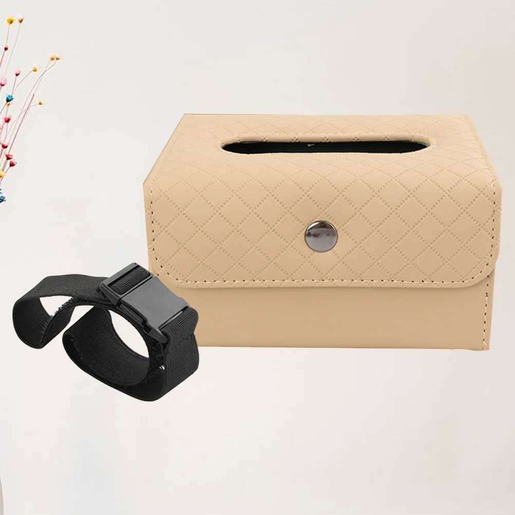 

Tissue Car Napkin Holder Cover Box Visor Case Headrest Sun Paper Accessoriesorganizer Vehicle Facial Towels