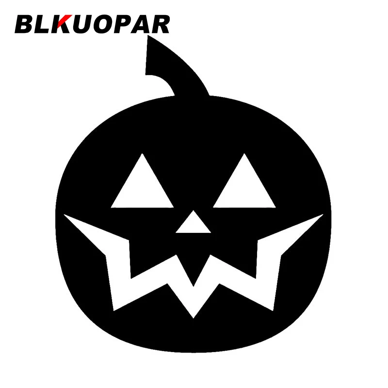 

BLKUOPAR, Хэллоуин, силуэт тыквы, автомобильные наклейки, забавная фотография, виниловые модные наклейки на лобовое стекло, устойчивые к царапинам