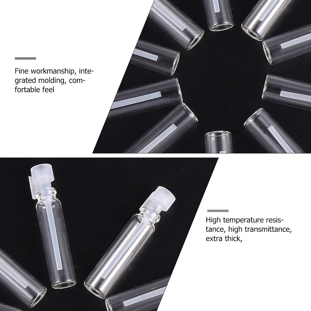 100 шт. бутылки для образцов стеклянный флакон розлива духов пустой маленький