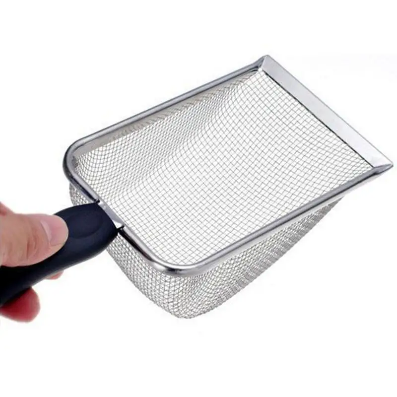 Non-Stick Coated Cat Litter Scoop Metal Litter Scoop For Sifter With Handle Litter Scoop Cat Scooper For Litter Box