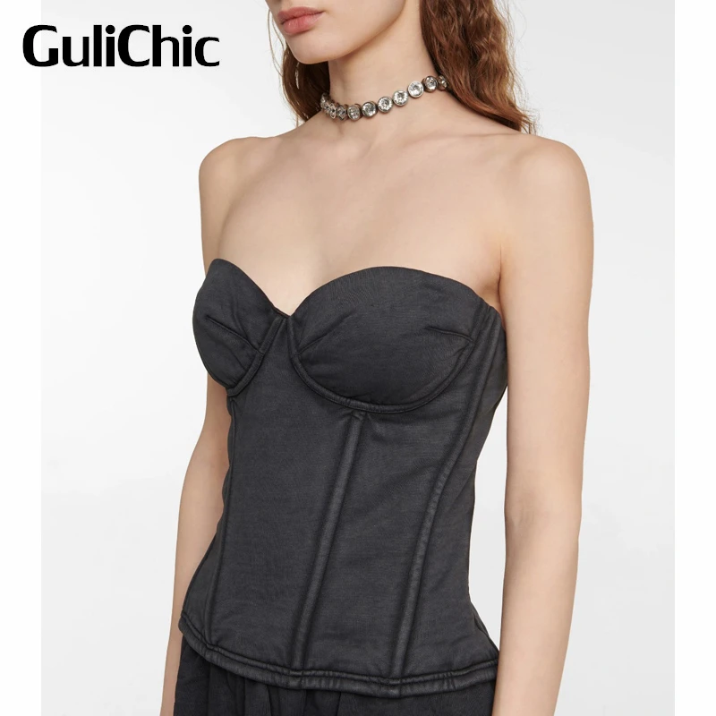 

4,8 г., GuliChic, асимметричный принт, контрастные цвета, на молнии сзади, тонкий, уличный сексуальный женский топ-труба