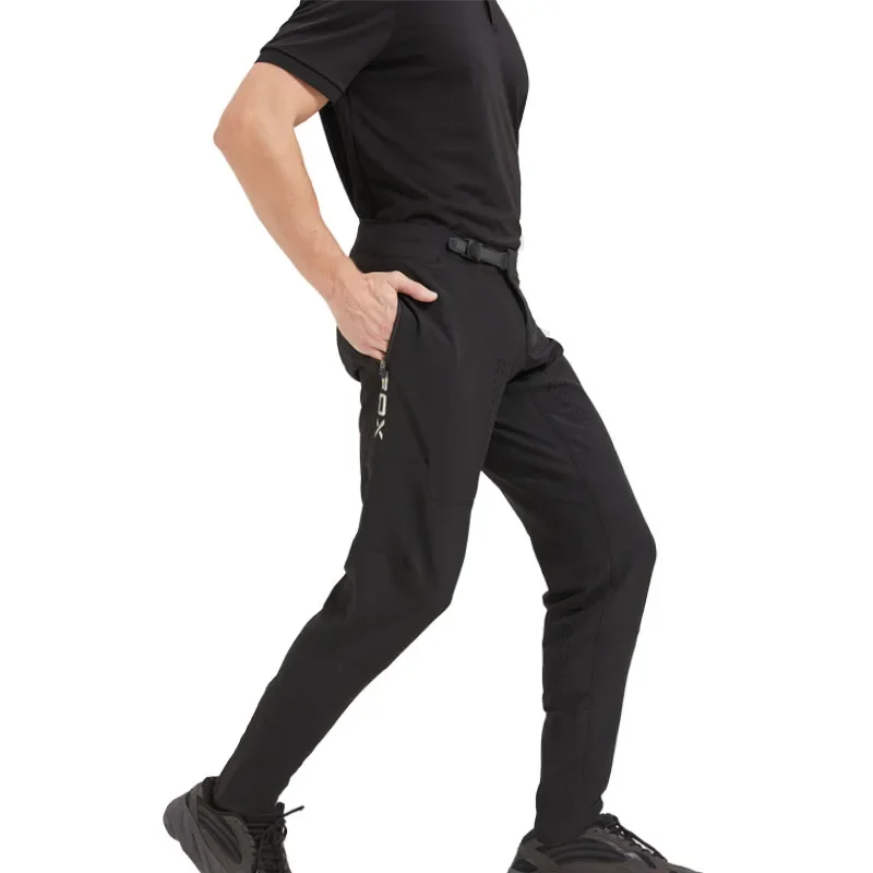 Мужские брюки для велоспорта AM ROAD FOX черные велосипедные штаны мужчин мотокросса