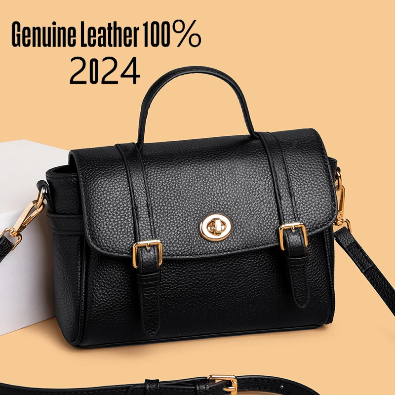 Сумка через плечо из 100% натуральной кожи для женщин винтажные сумки на роскошная