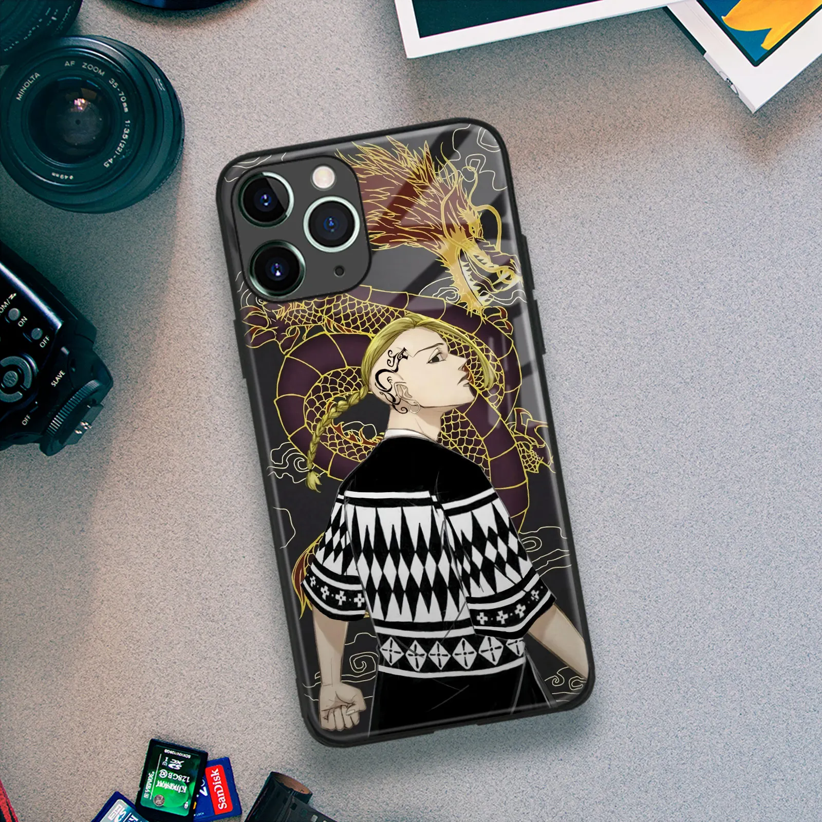 Мягкий силиконовый стеклянный чехол для телефона Ken Ryuguji с рисунком Токио, с рисунком из аниме, для IPhone SE3, 6s, 7, 8, 14 Plus, Xr, X, Xs, 11, 12, 13, Mini, 14 Pro Max Мягкий силиконовый стеклянный чехол для телефона Ken Ryuguji с рисунком Токио, с рисунком из аниме, для IPhone SE3, 6s, 7, 8, 14 Plus, Xr, X, Xs, 11, 12, 13, Mini, 14 Pro Max