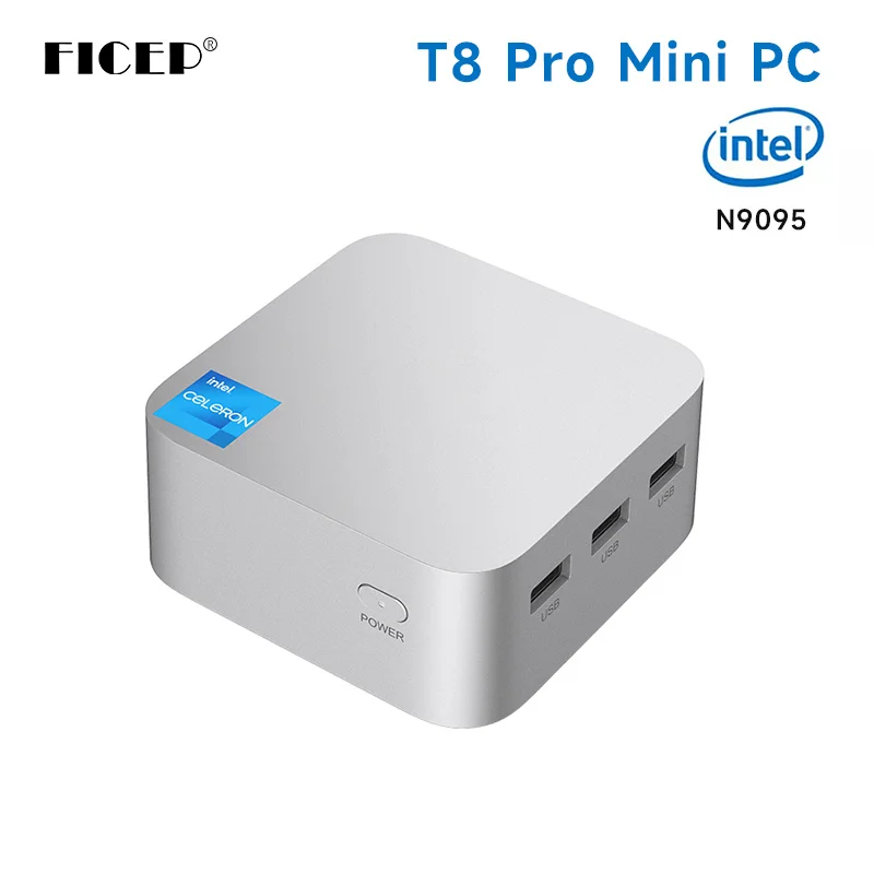 

T8 Pro шлюз Мини ПК Windows 11 Pro Intel Celeron N5095 2,9 ГГц мини ПК Двойной Lan DDR4 8 ГБ 128 Гб SSD WIFI5 BT4.2 карманный мини ПК