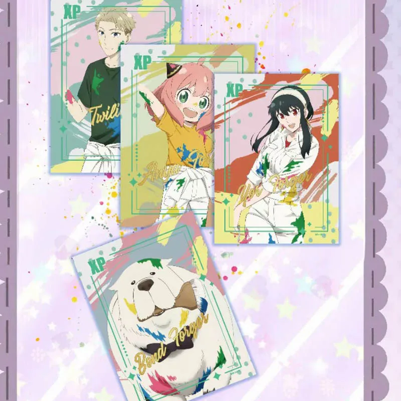 Оптовая продажа шпионская семейная коллекция карт Waku креативный мир Qr Ssr