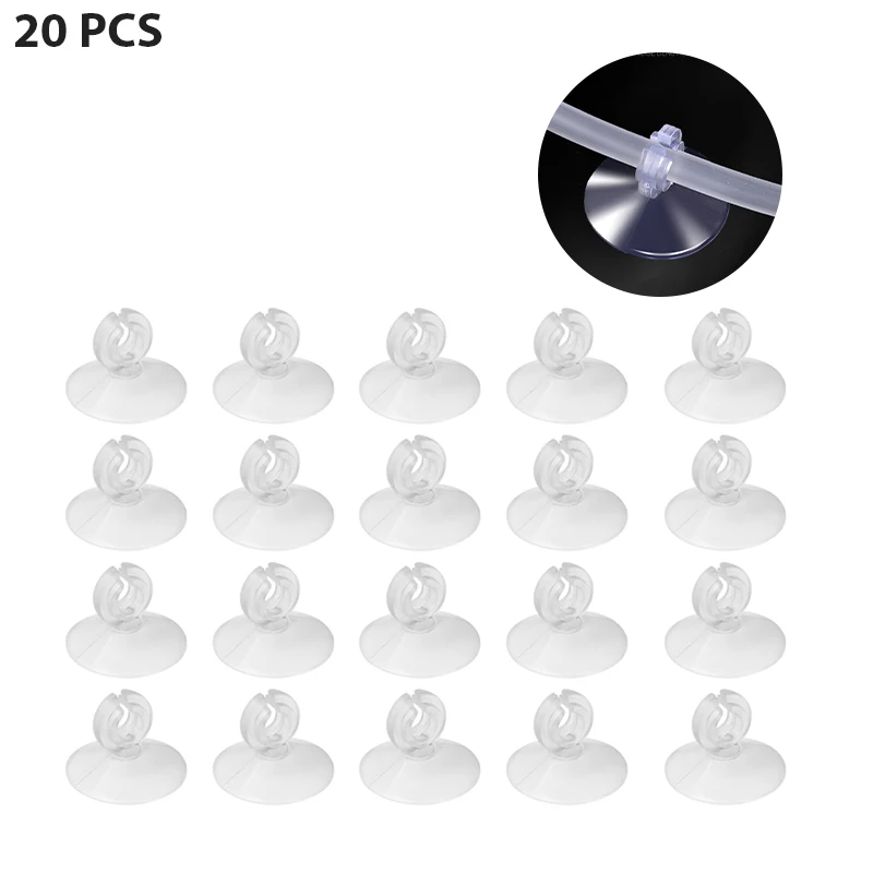 

20 шт., присоска для аквариума, из ПВХ