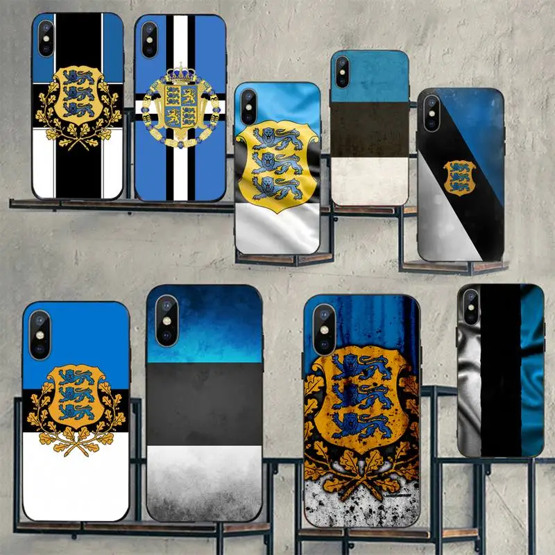 

Estonia Flag Phone Case For iphone 11 13 12 14 x xs xr pro max mini plus boys girls cover