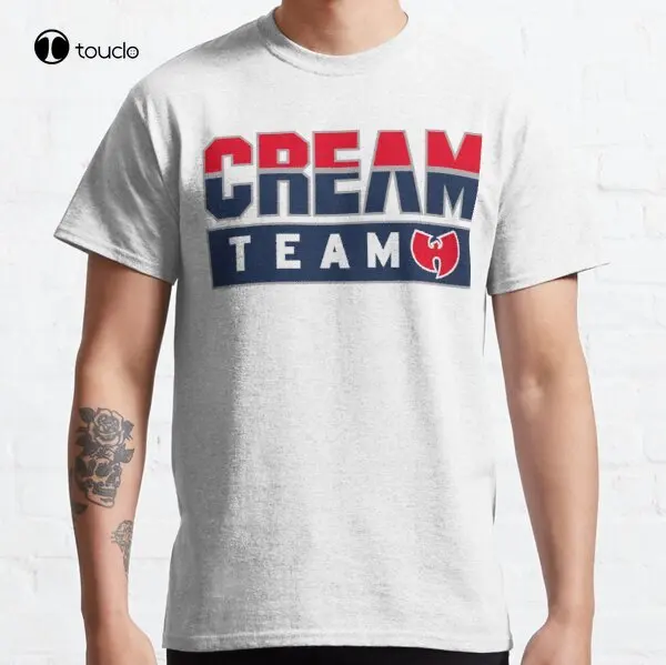 

Cream Team T-Shirt - Cash Rules Everything Around Me Classic T-Shirt Custom Aldult Teen Unisex Digital Printing Tee Shirt Xs-5Xl