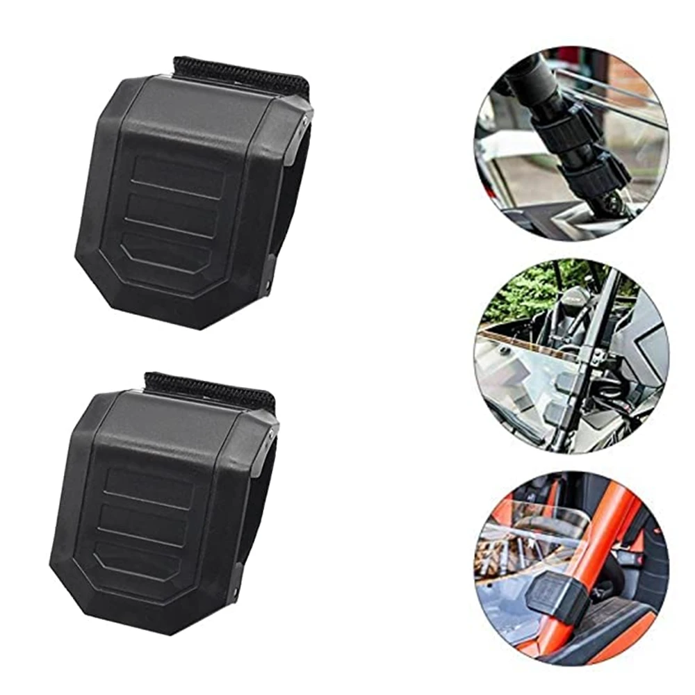 

Универсальный зажим для окна лобового стекла UTV, 2 шт., HD для Can-Am Maverick x3 1000 Commander, для Honda Pioneer, для Polaris RZR, для cf moto