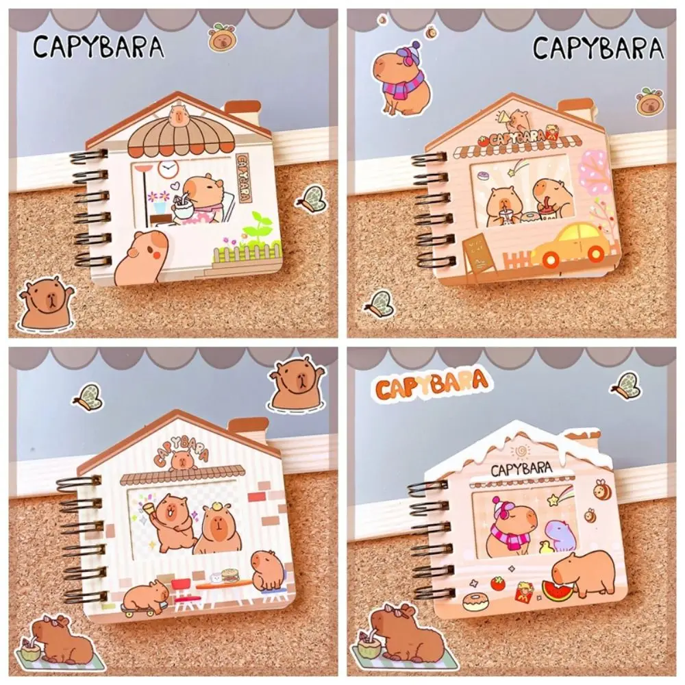 Портативный милый блокнот с капибарой эстетический кавайный цветной дневник