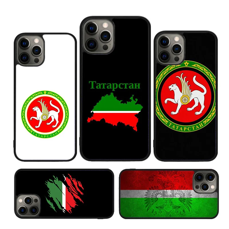 Tatarstan Flag phone Case For iPhone 16 15 Plus 12 mini 13 11 14 Pro X XR XS Max cover shell coque