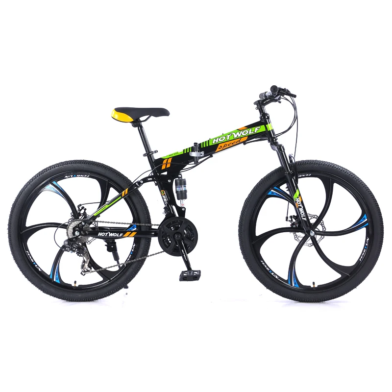Велосипед 26-дюймовый складной горный велосипед 21-скоростной мужской взрослый