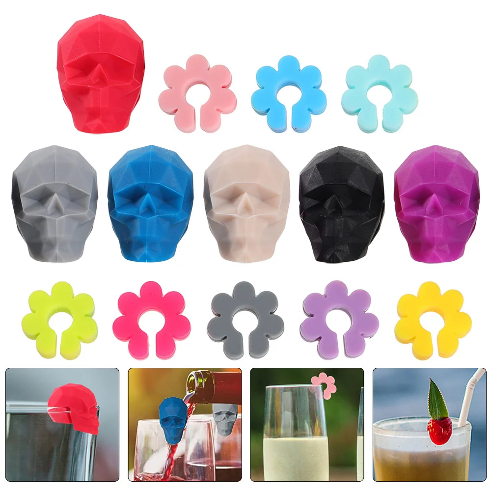 

14 шт., Силиконовые Стеклянные маркеры