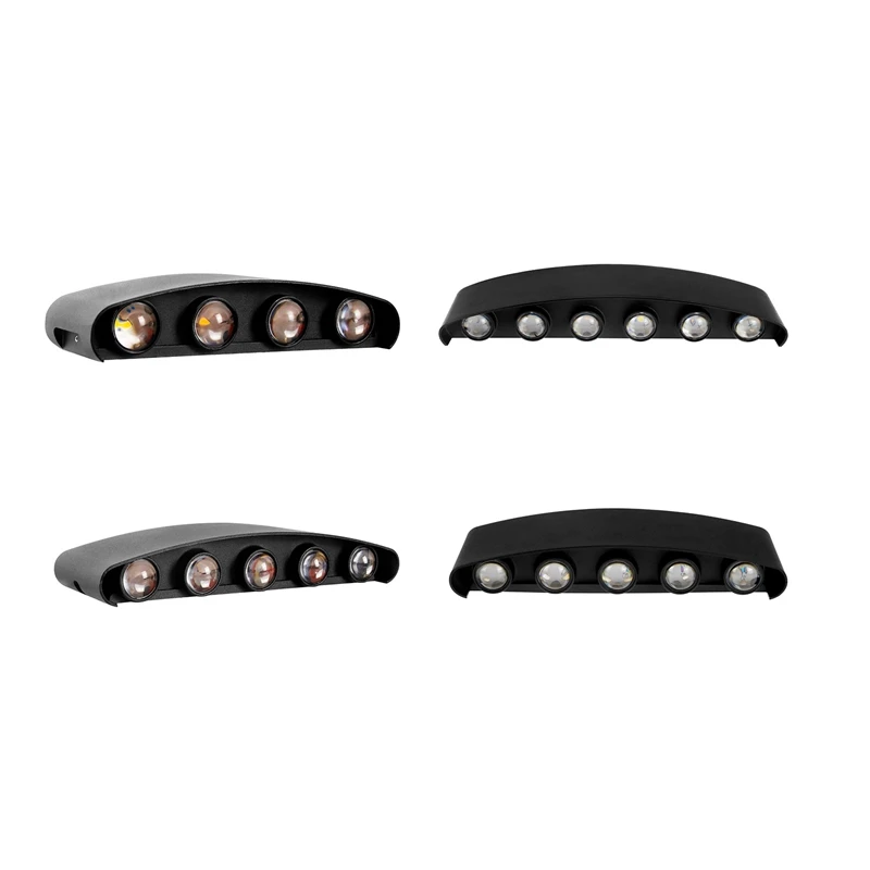 

LED Wall Lamp Outdoor Waterproof Garden Light Aluminum Modern Nordic Indoor Wall Sconce Lamps 100-240V IP65