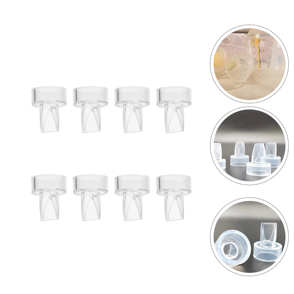 

8 Pcs Breast Pump Accessories Backflow Valves Women Duckbill Silicone Parts Component Pumps Silica Gel Baby