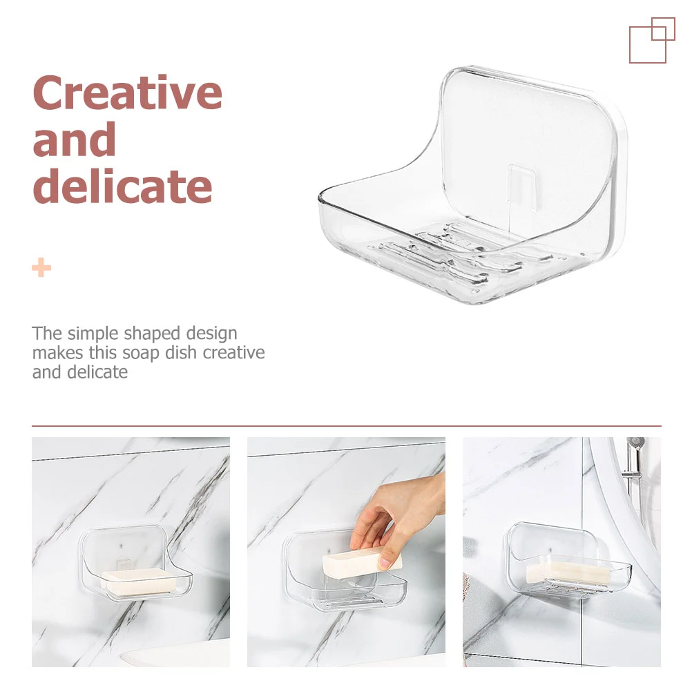 Мыльница сливной поддон держатель для душа контейнер ванной комнаты акриловая