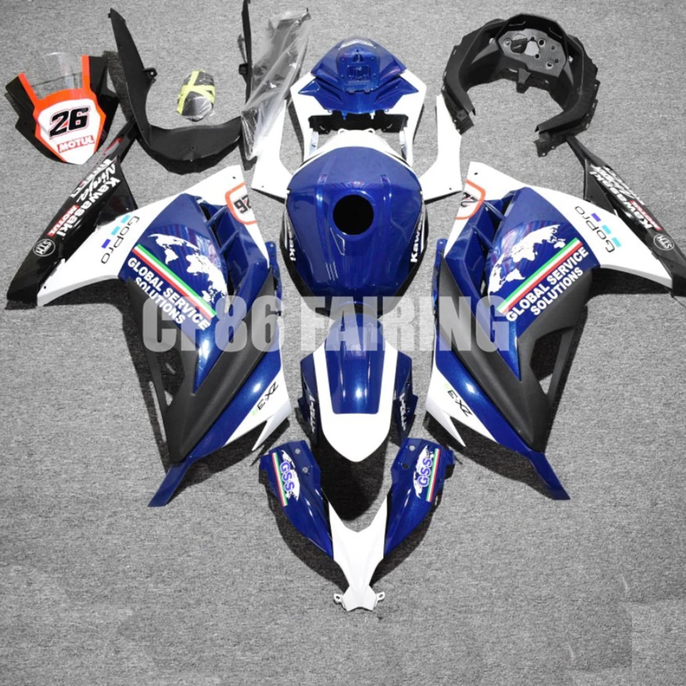 

New ABS Whole Motorcycle Fairings Kits Full Bodywork Accessories For Kawasaki Ninja 300 250 NINJA250 Ninja300 2013 2014 -2017