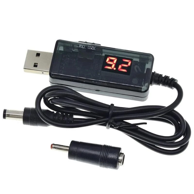USB-кабель для повышения мощности 9 В/12 В с 5 мм 3 5x2 1 5x1 35 подключение Прямая доставка