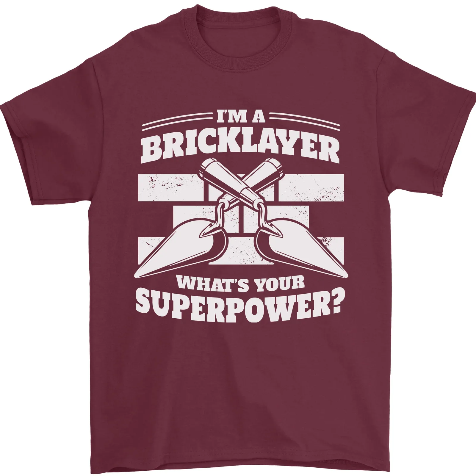 Футболка Whats Your Superpower Builder для мужчин 100% хлопок
