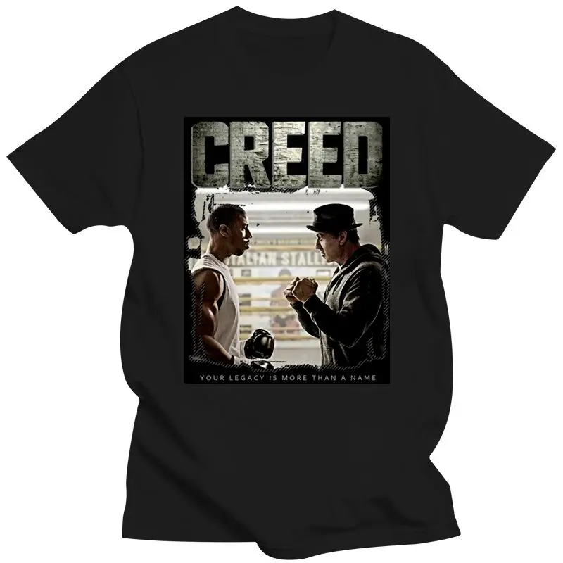 Мужская одежда новый плакат с надписью Creed для мужчин и женщин черная футболка