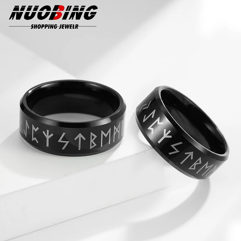 

North Austria Vintage Viking Rune Celtic Men's And Women's Wedding Ring Lucky Amulet Jewelry Valentine's Day Gift Drop Shipping