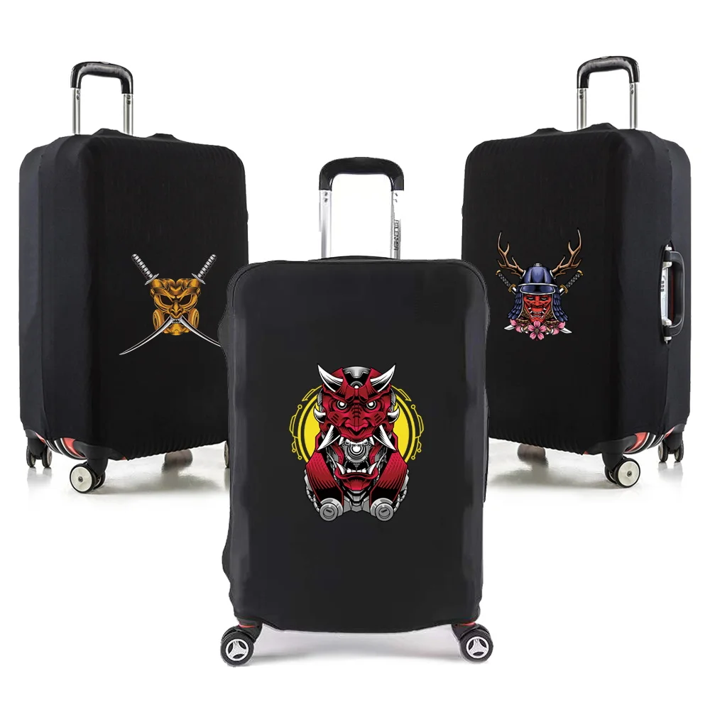 

New Elastic Travel Luggage Cover for 18-28 Inch Suitcase Traveling Accessories Monster Print Trolley Duffle Dust Protective Case