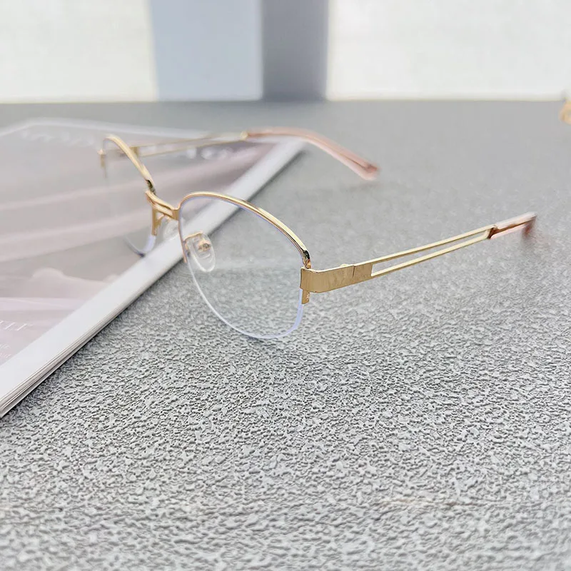 Новые модные очки для женщин овальной формы полуискусственные Европейский и