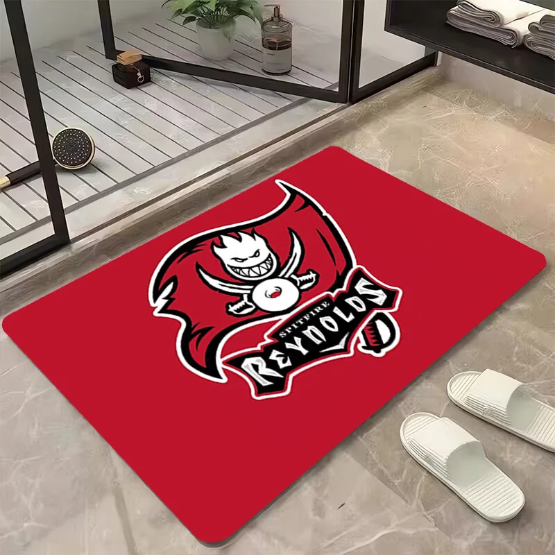 

Washable Non-slip Kitchen Rug Spitfire Doormat Entrance Door Prayer Mat Custom Living Room Floor Carpet Home Carpets Bath Mats
