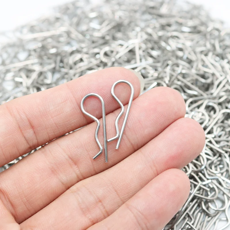 304 г. пружинный зажим R-образной формы из нержавеющей стали диаметром 1 5 мм 6 8 2 3 4