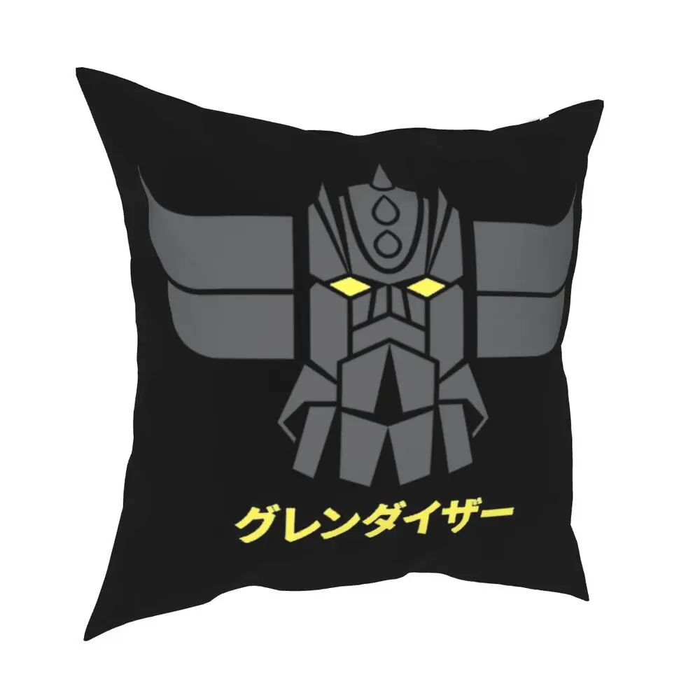 

Dark Throw Pillow Case UFO Robot Goldrake Grendizer Anime Pillowcase Home Decor Cushion cover Gift For Anime Loving Double-Sided