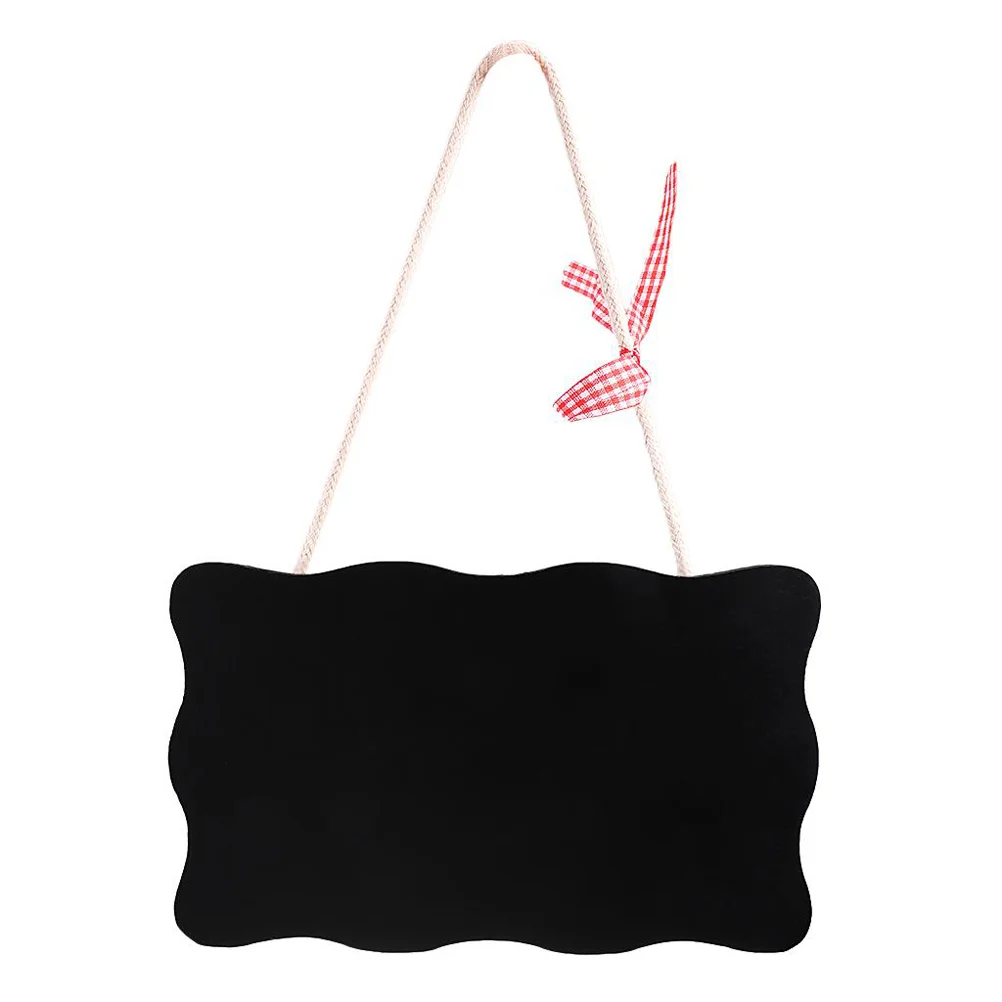 

1Pc Welcome Door Blackboard Sign Chalkboard Wooden Double- sided Blackboard Hanging Utility Blackboard for Decor Magnetic