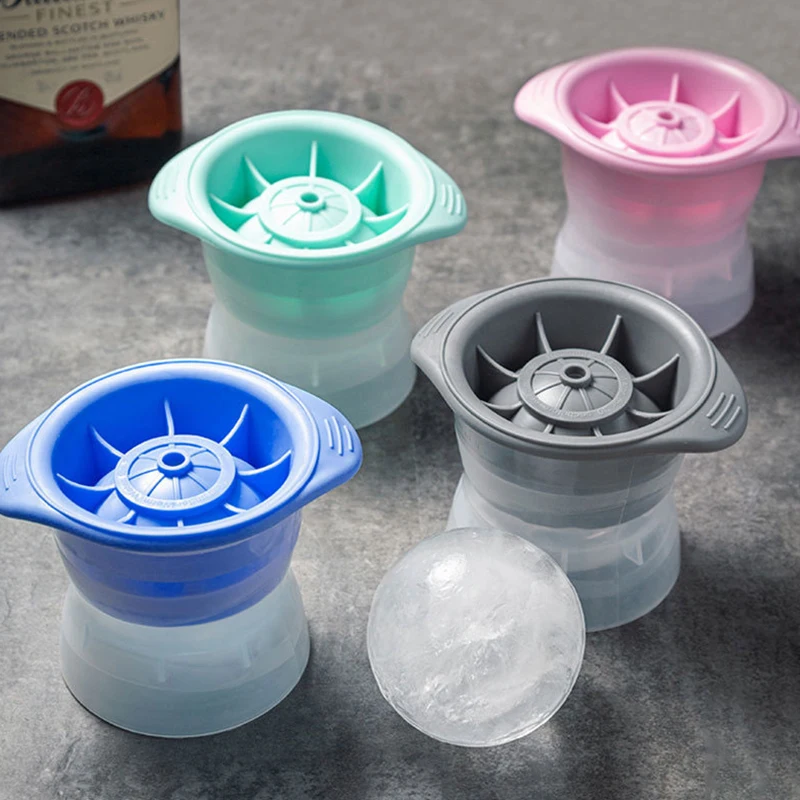 

Silicone Sphere Ice Cube Mold Kitchen Stackable Slow Melting DIY Ice Ball Round Jelly Making Mould For Cocktail Whiskey Drink