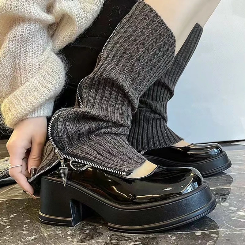 

Туфли женские на платформе, с круглым носком, Туфли Мэри Джейн, Лолита, Классические сандалии, лето 2023