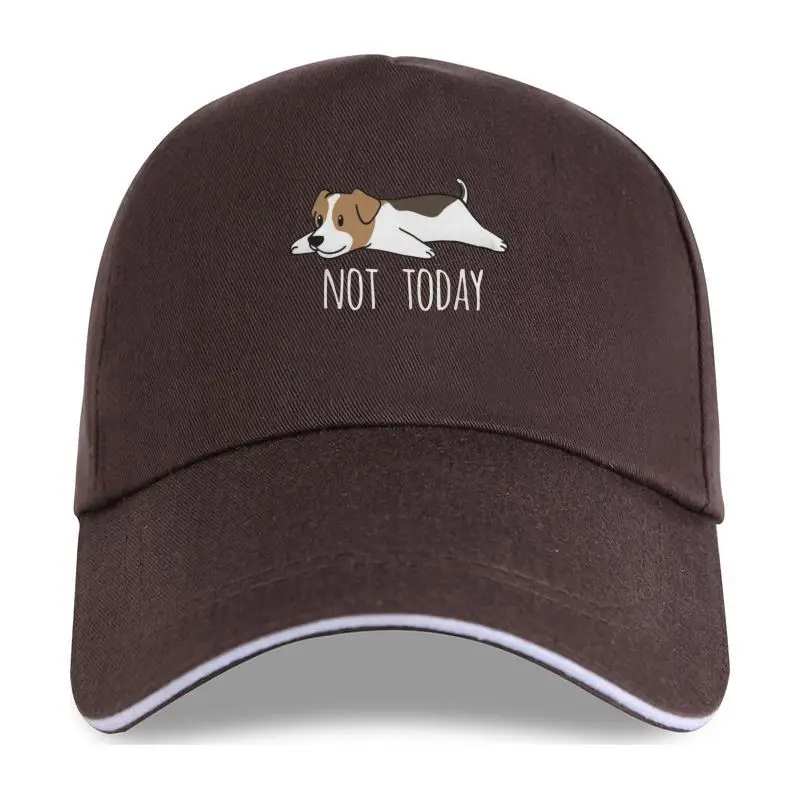 

new cap hat Funny Not Today Jack Russell Terrier Dog Man Hipster Cotton Baseball Cap Crew Neck Gift Clothes