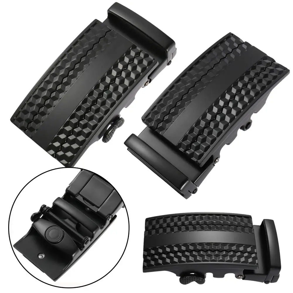 

Durable Holeless Craft DIY Casual 36mm Buckle End Bar Belt Automatic Buckles Classic Waistband Head