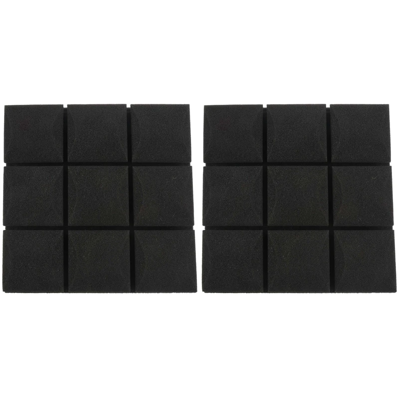 

2 шт., декоративная губка для звукопоглощения, 25 х25х5 см