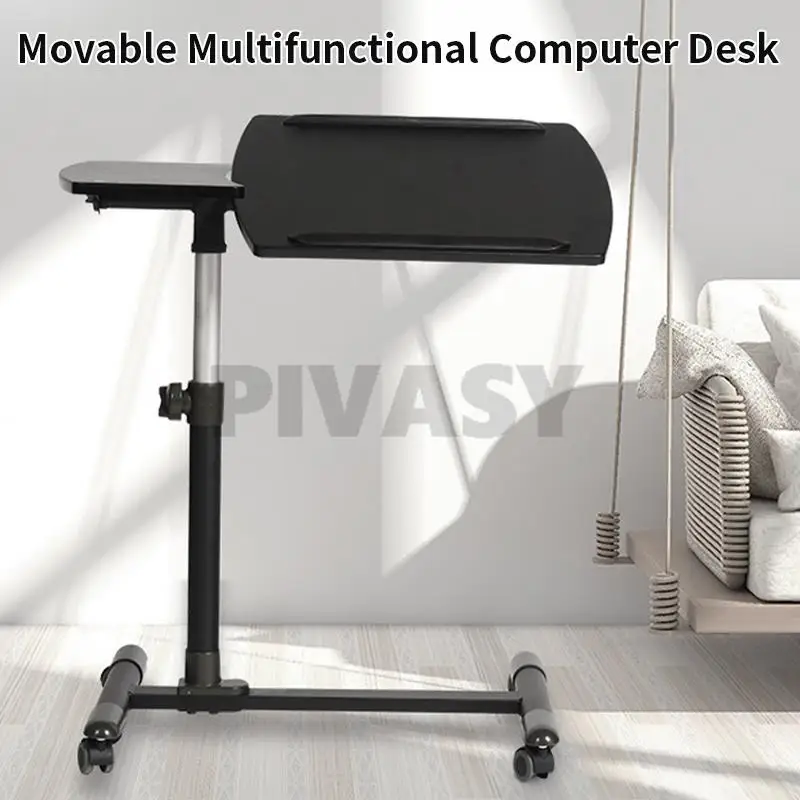 

Adjustable Laptop Desk Bed Lazy Lift Desk Simple Modern Folding Space Saving Coffee Sofa Working RemovableTable