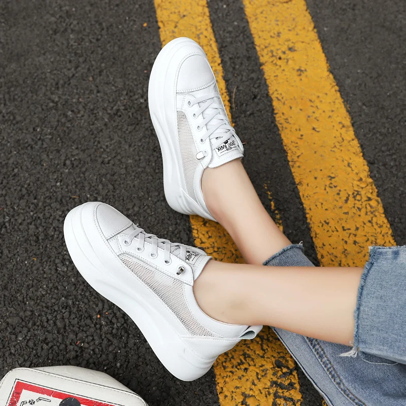 

Кроссовки для бега на высокой платформе, Женские спортивные туфли, кроссовки Number 50 для бега, молодежная женская спортивная обувь, брендовая ...