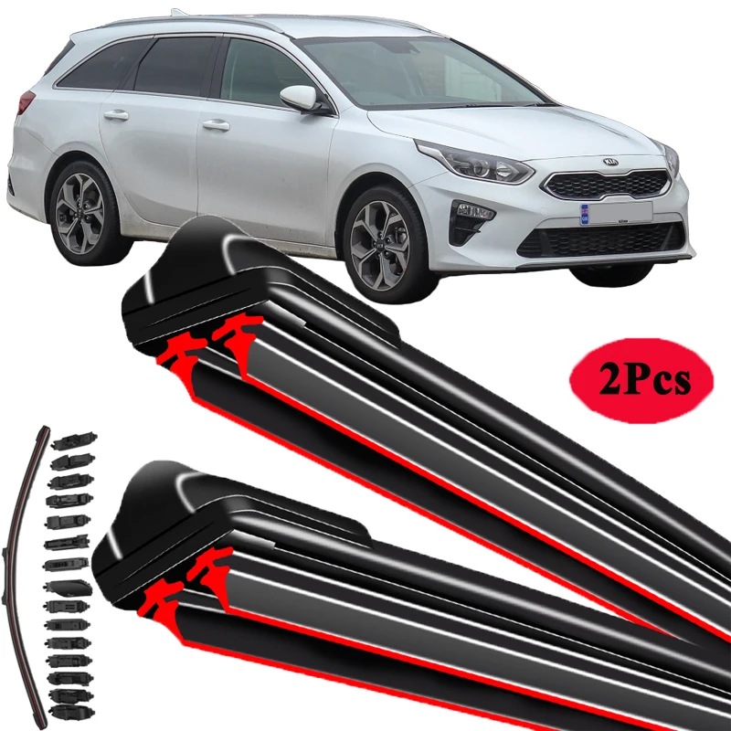 

Для KIA Pro Ceed ED JD CD Hatchback 1.4 1.6 2008 2009 2010 2013 2016 2018 2019 2020 2022 Автомобильная щетка двойного резинового стеклоочистителя